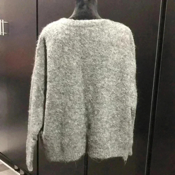 M.S. Maggie 100% Wool, Oversized 
open front cardigan - Picture 3 of 9